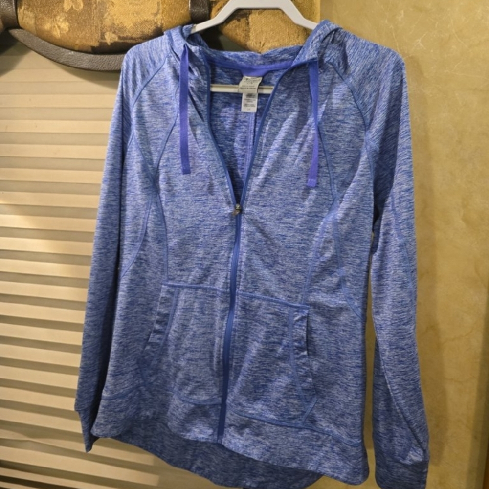 Champion Heathered Blue Full-Zip Jacket